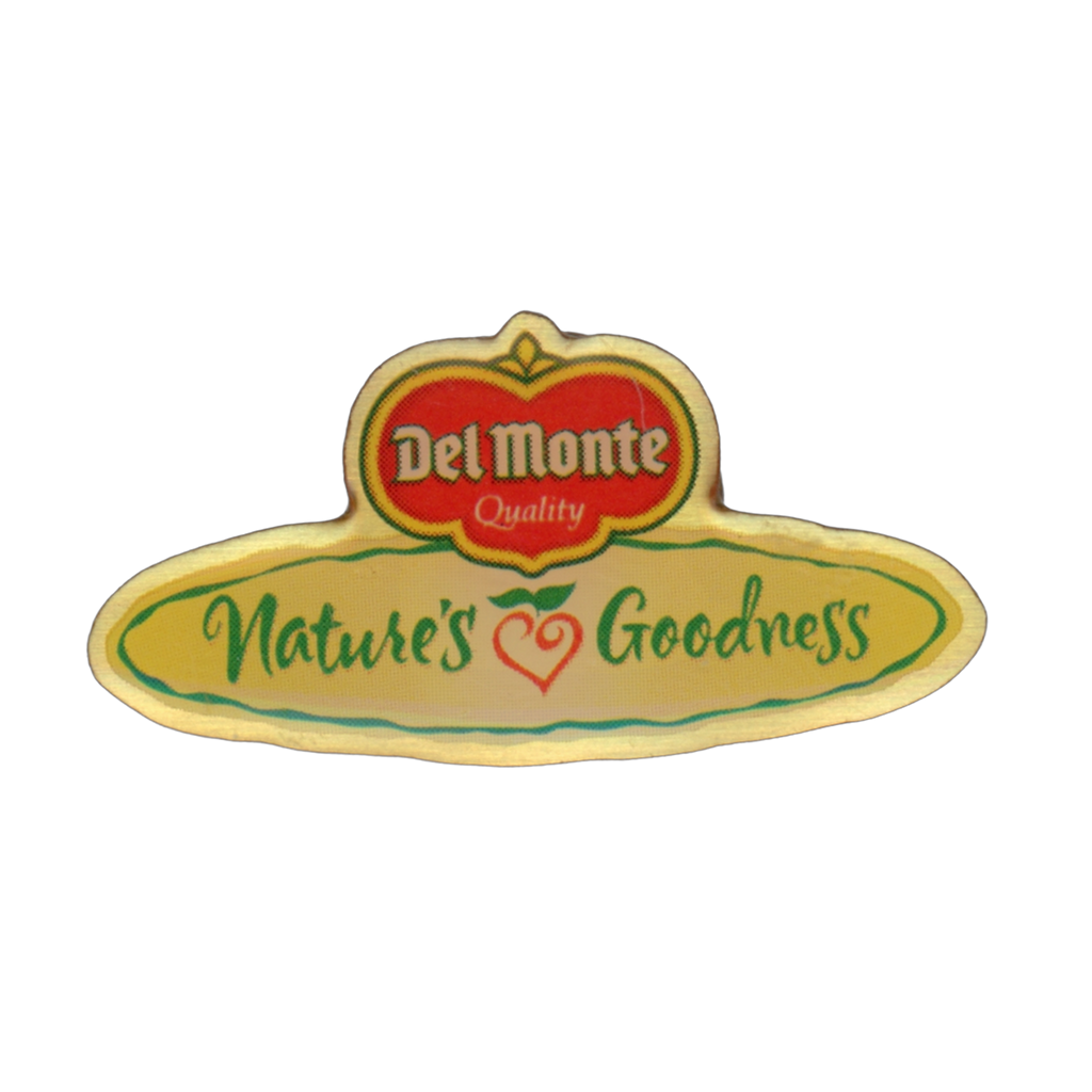 Del Monte Nature's Goodness Vintage Lapel Pin Front