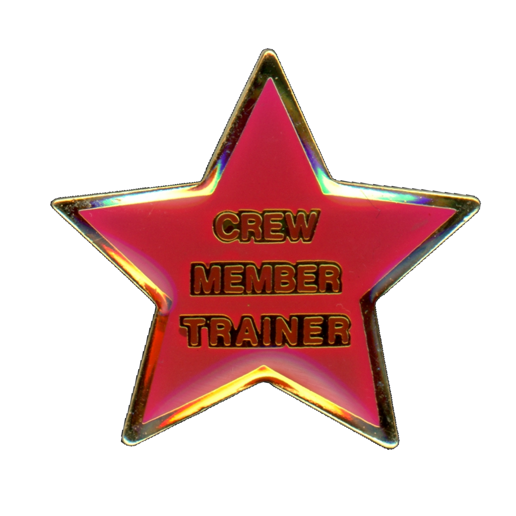 Taco Bell Employee Recognition Crew Member Trainer Vintage Lapel Pin Front