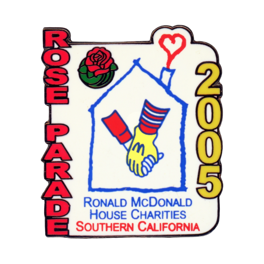 Ronald McDonald House Charities Rose Parade 2005 Lapel Pin Front
