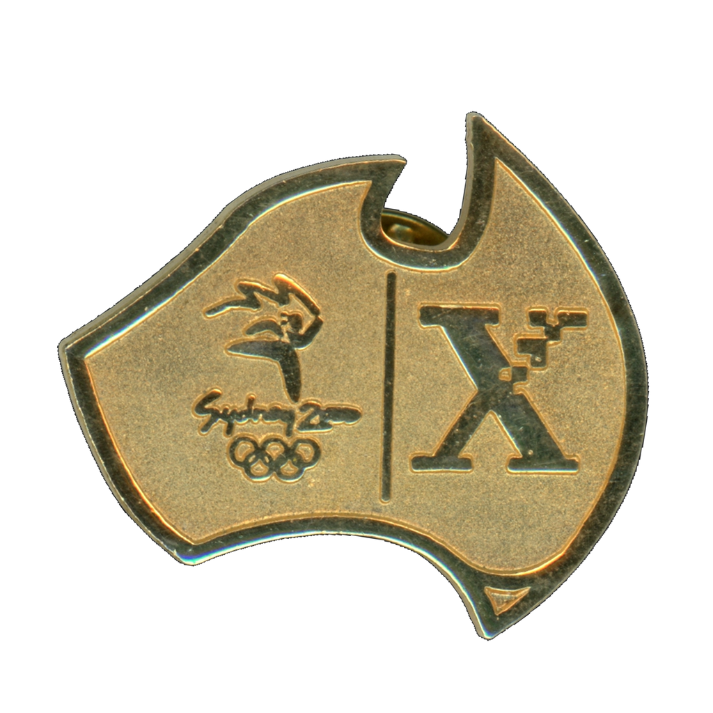 Xerox Sydney 2000 Olympics Australia Map Lapel Pin Front