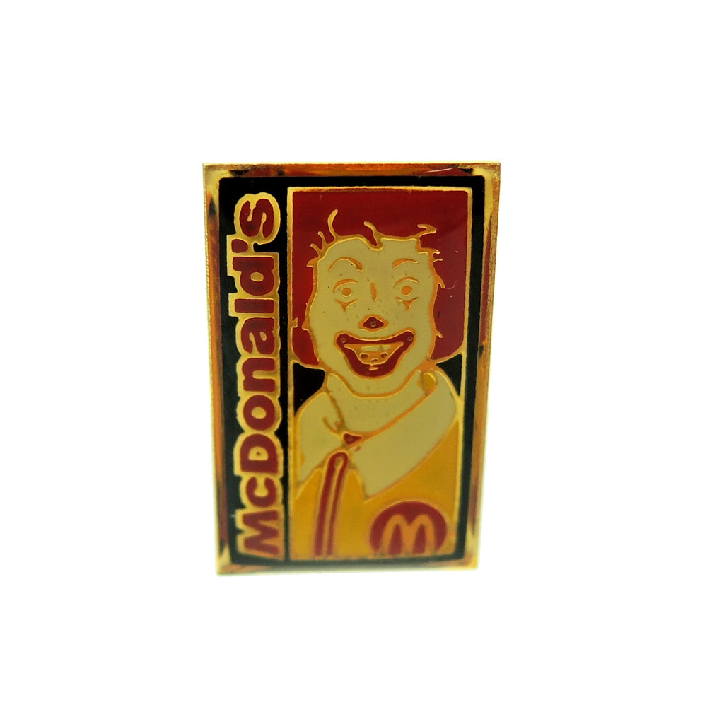 McDonald's Ronald McDonald Small Rectangle Lapel Pin - Fazoom