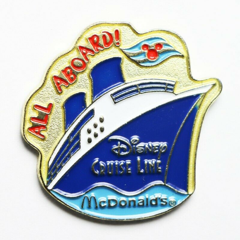 McDonald's Disney Cruise Line All Aboard! Lapel Pin - Fazoom