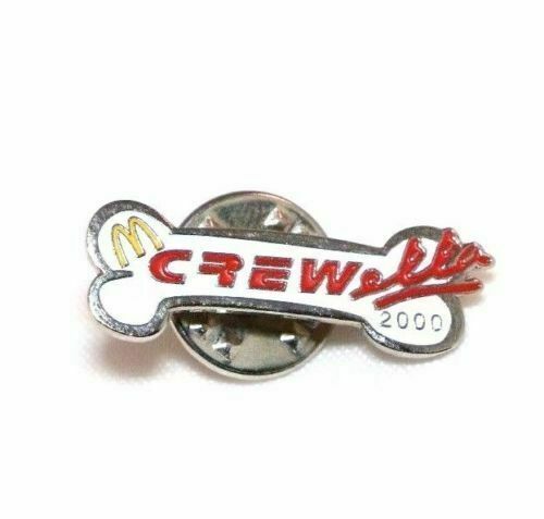 McDonald's DISNEY CREWELLA 2000 Dalmatians Lapel Crew Employee Pin Advertising - Fazoom
