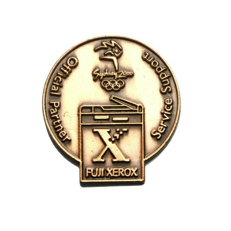 2000 Sydney Summer Olympics Xerox Machine Bronze Lapel Pin - Fazoom