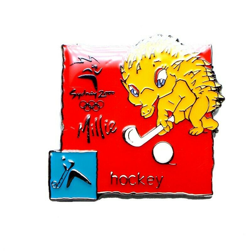 2000 Sydney Summer Olympics Mascot Millie Field Hockey Lapel Pin - Fazoom
