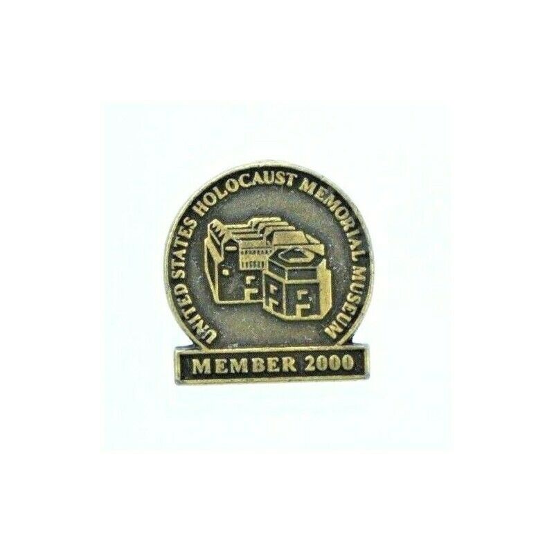 US Holocaust Memorial Museum Member 2000 Bronze Tone Metal Lapel Pin - Fazoom