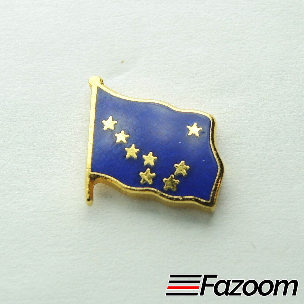 Alaska State Flag 1/2 Inch Lapel Pin - Fazoom