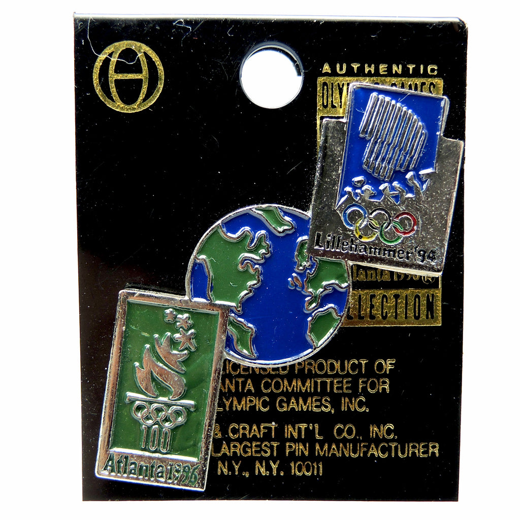 Atlanta 1996 Summer Olympic Games Lillehammer 1994 Bridge Lapel Pin