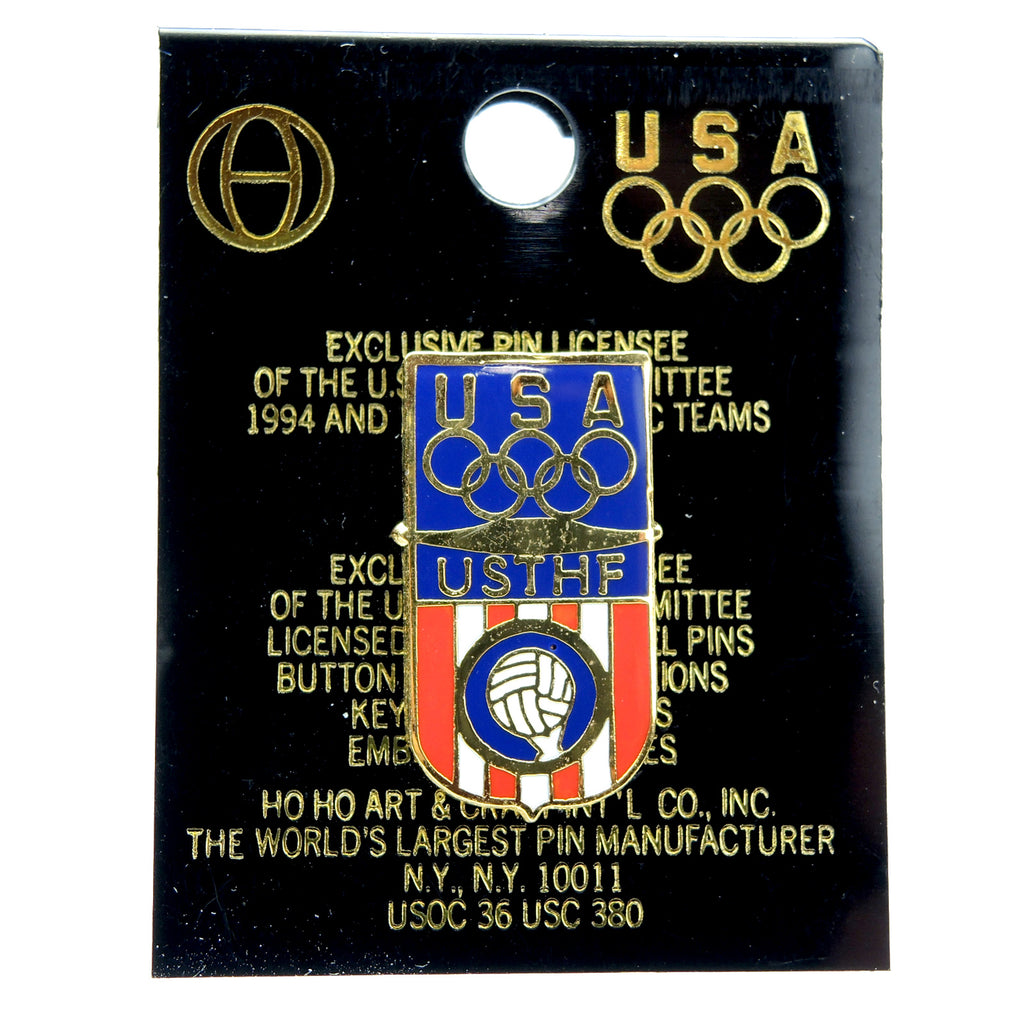 Atlanta 1996 Summer Olympic Games US Team Handball Federation USTHF Lapel Pin - Fazoom