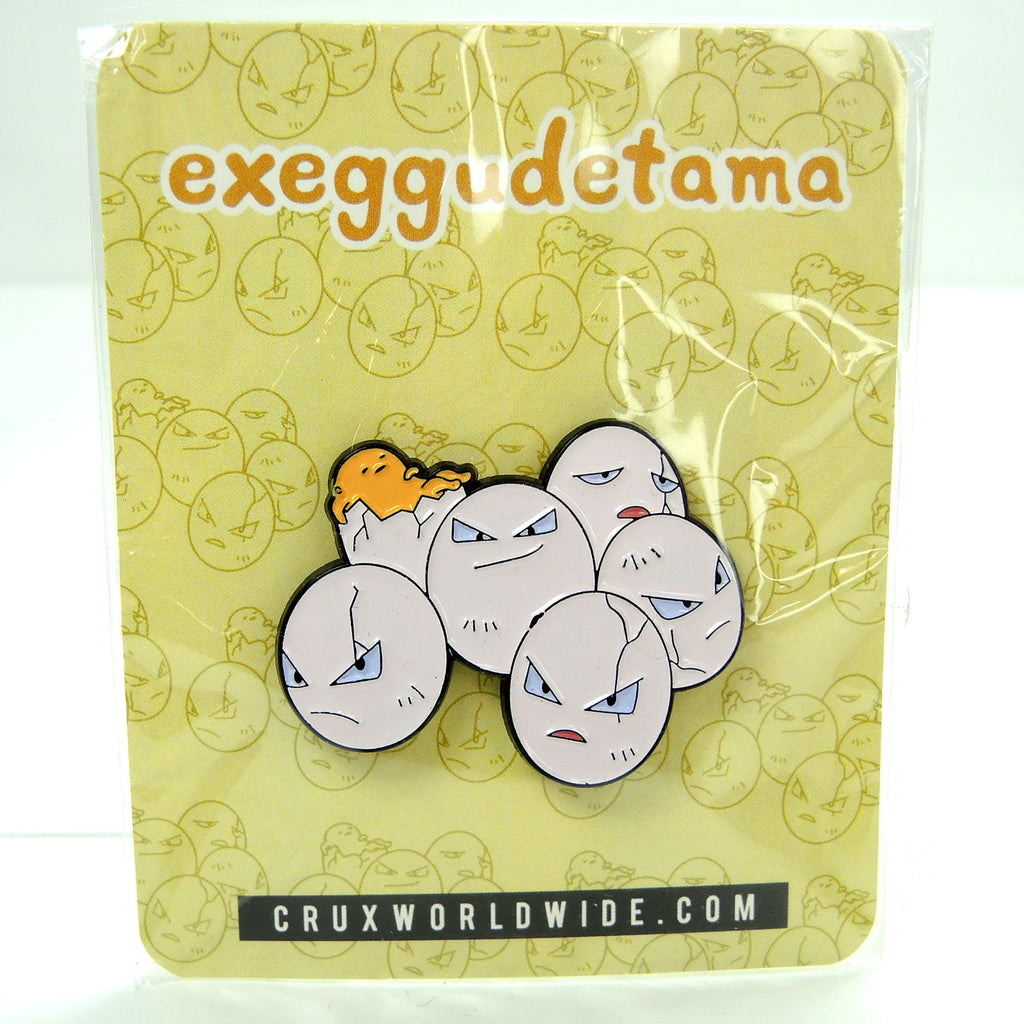CRUXWORLDWIDE Exeggudetama Mashup Lapel Pin - Fazoom