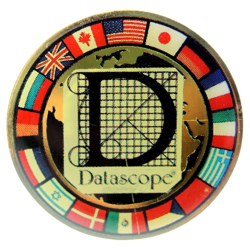 Datascope World Flags Lapel Pin - Fazoom
