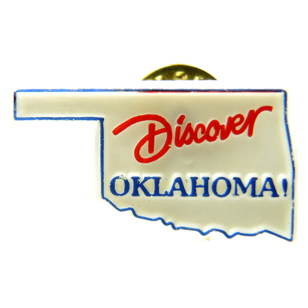 Discover Oklahoma Lapel Pin - Fazoom