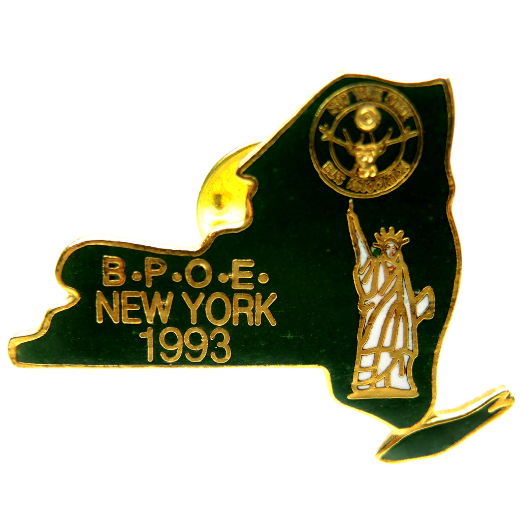 Elks BPOE New York 1993 Lapel Pin - Fazoom