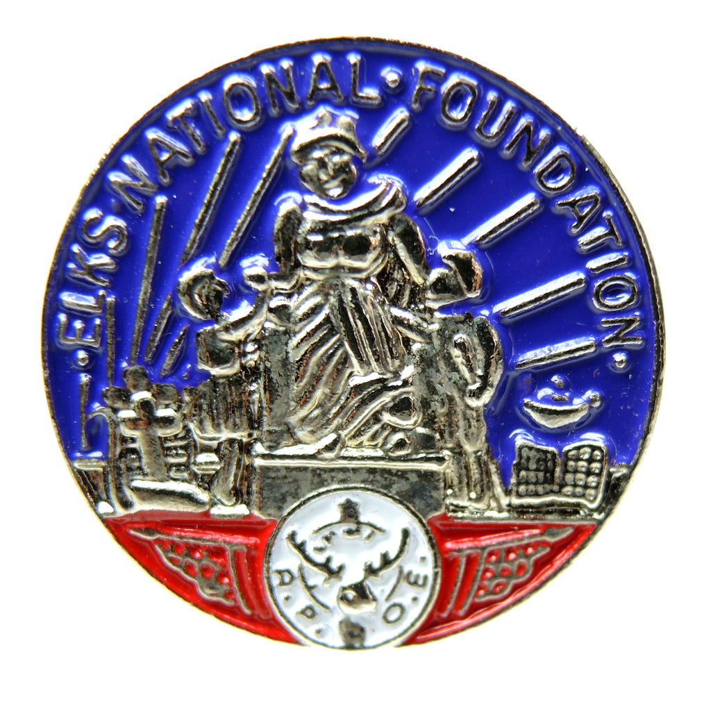 Elks National Foundation APOE BPOE Lapel Pin - Fazoom