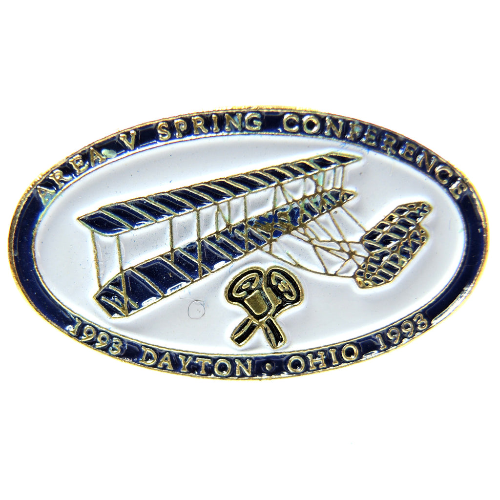 Handbell Musicians of America Dayton Ohio 1993 Area V Spring Conference Pin