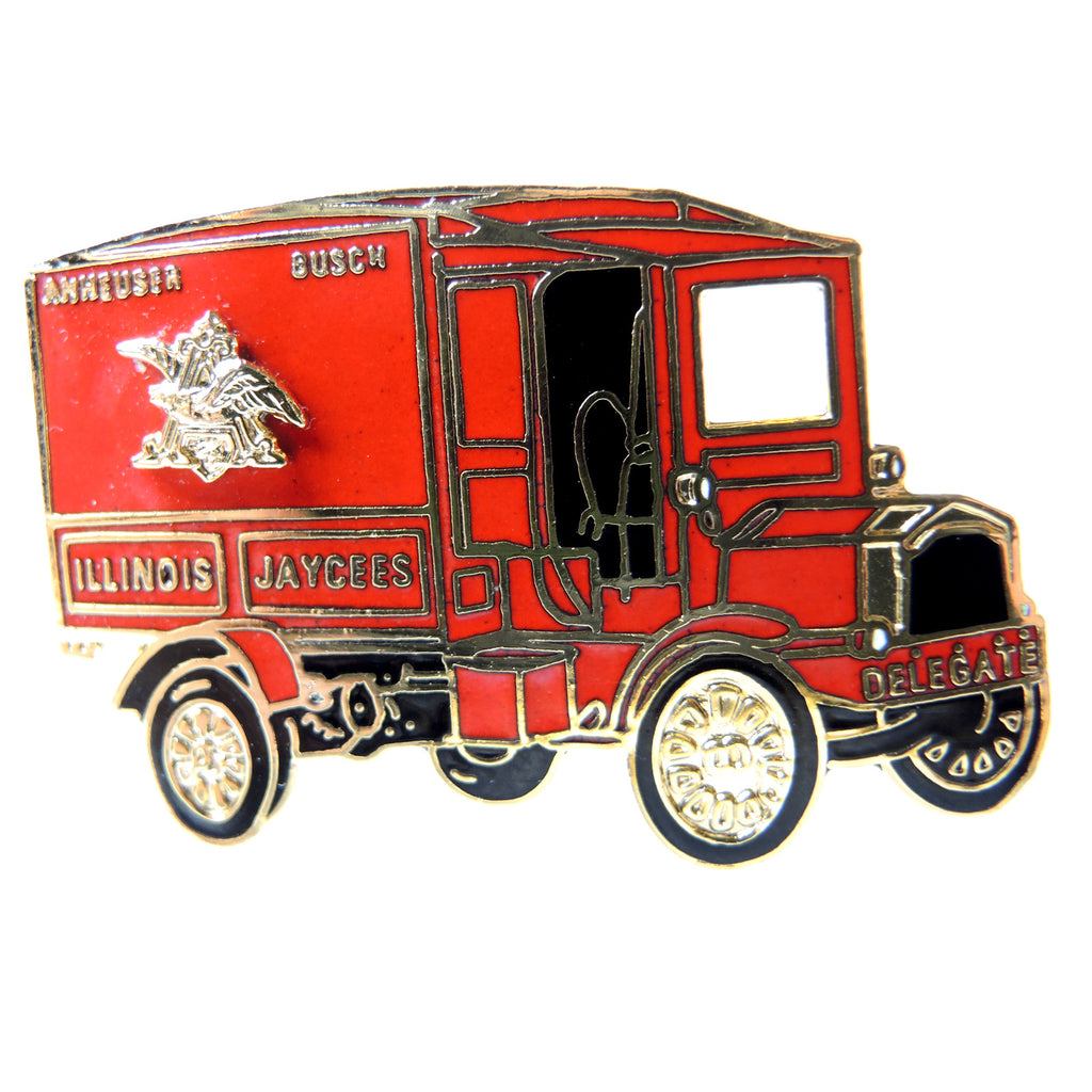 Illinois Jaycees Delegate Budweiser Beer Lapel Pin - Fazoom
