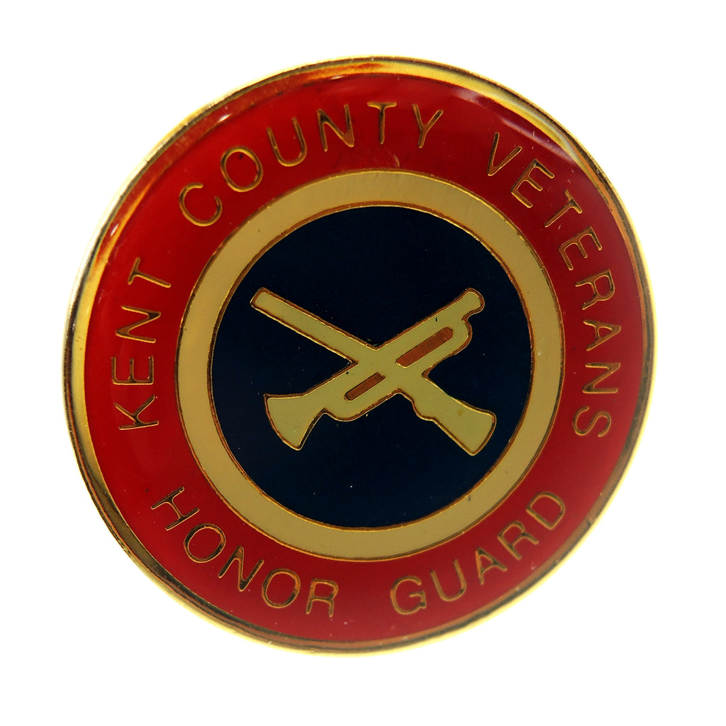 Kent County Veterans Honor Guard Michigan Lapel Pin - Fazoom