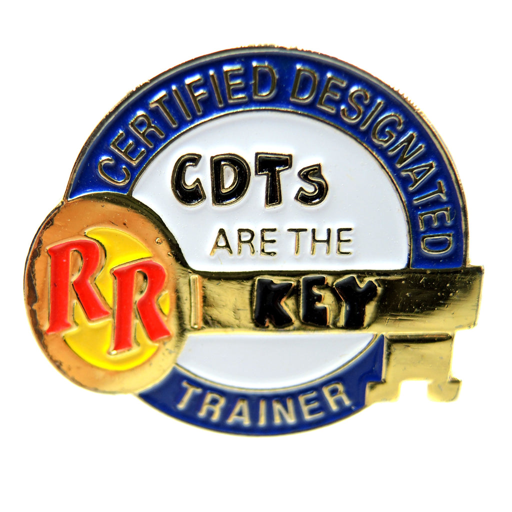 Red Robin Certified Designated Trainer CDTs Are The Key Lapel Pin - Fazoom