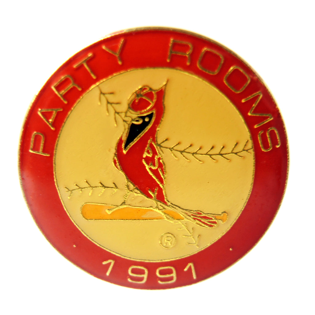 St. Louis Cardinals 1991 Party Rooms Lapel Pin ~ Missouri ~ MLB ~ Baseball - Fazoom