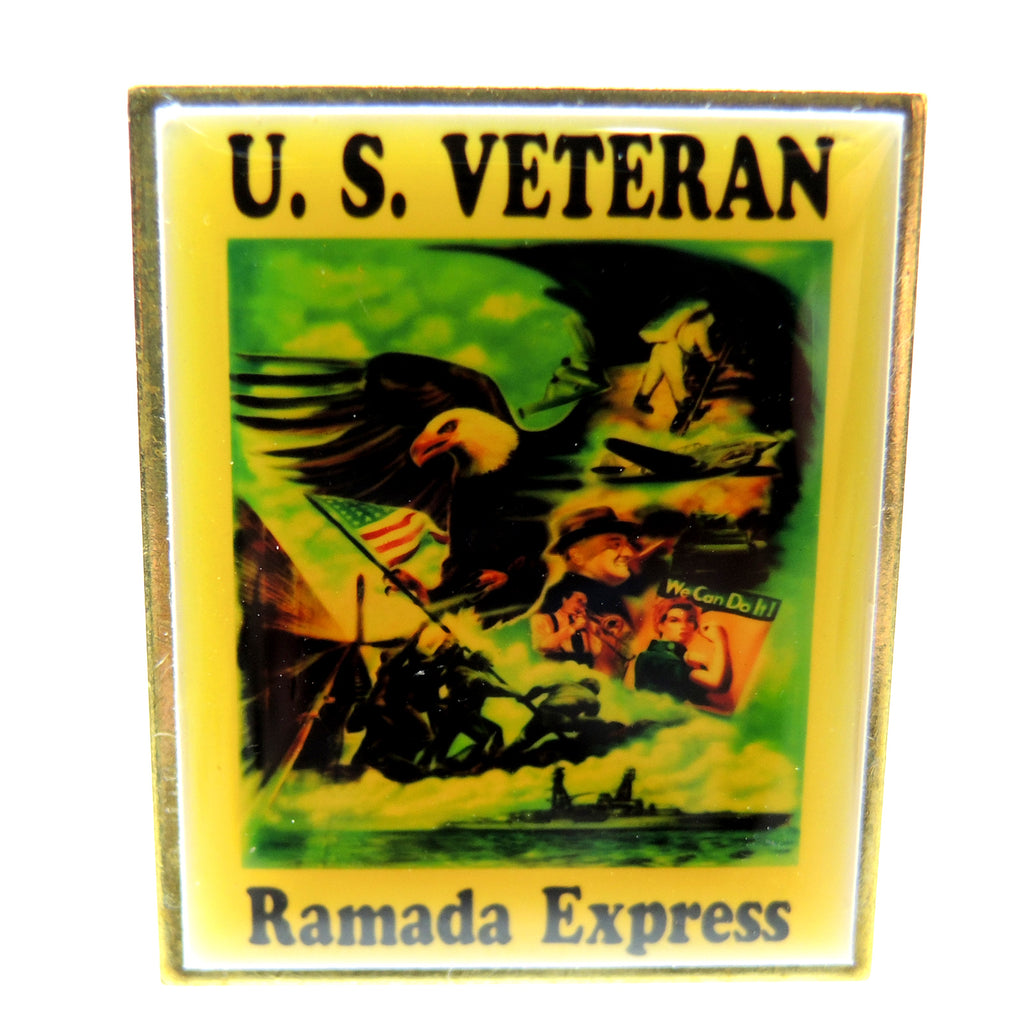 U.S. Veteran Ramada Express Hotel + Casino Slot Club Nevada Lapel Pin - Fazoom