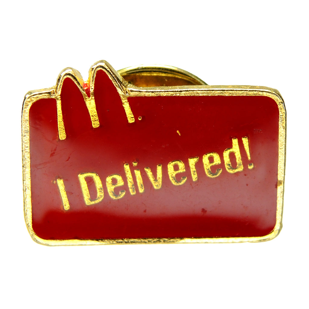 McDonald's I Delivered Lapel Pin