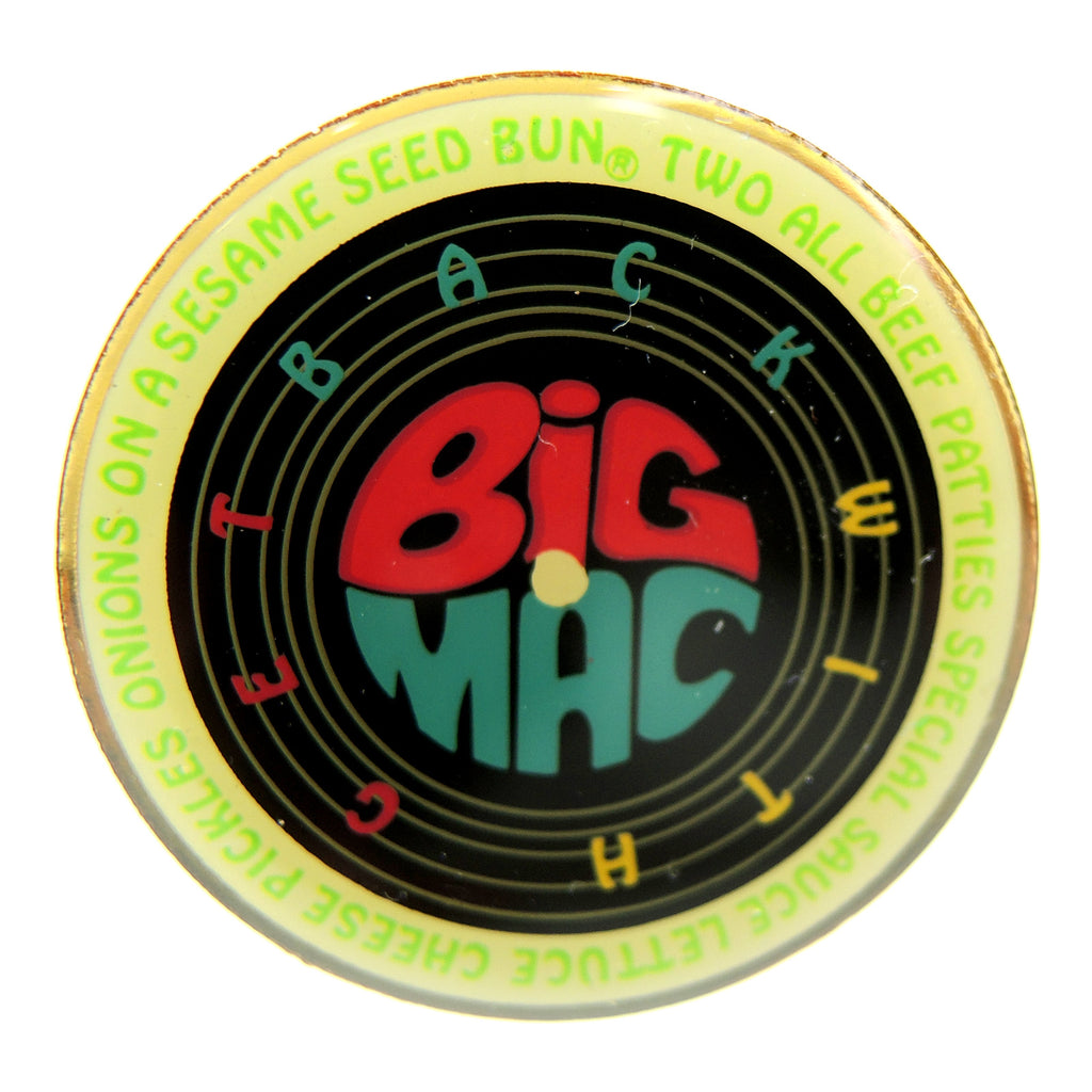 McDonald's Get Back with Big Mac Record Lapel Pin - Fazoom