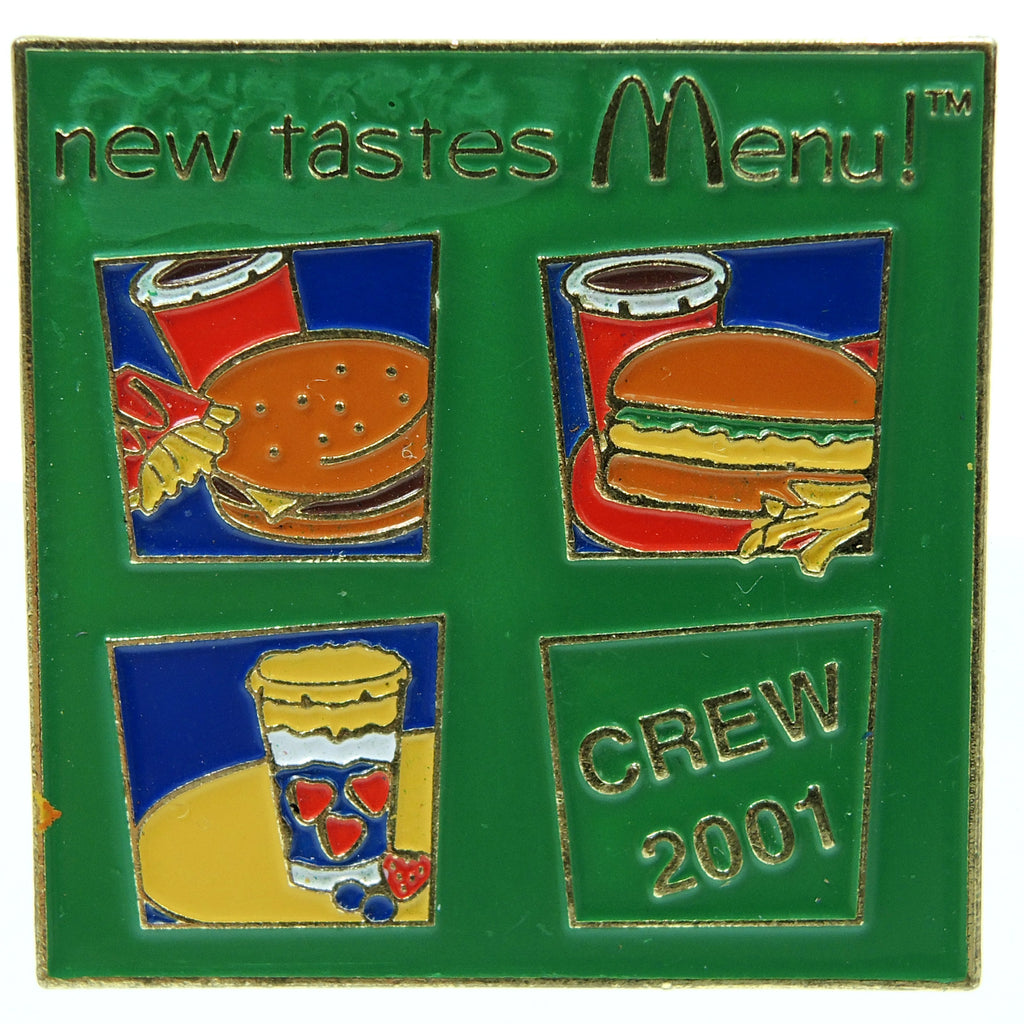 McDonald's New Tastes Menu Lapel Pin - Fazoom