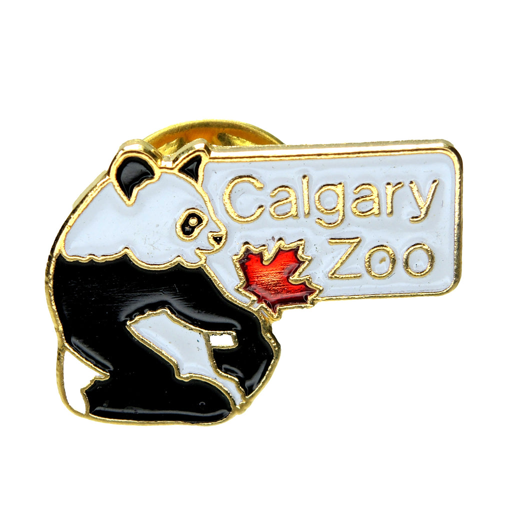 Calgary Zoo 1987 Panda Lapel Pin - Fazoom