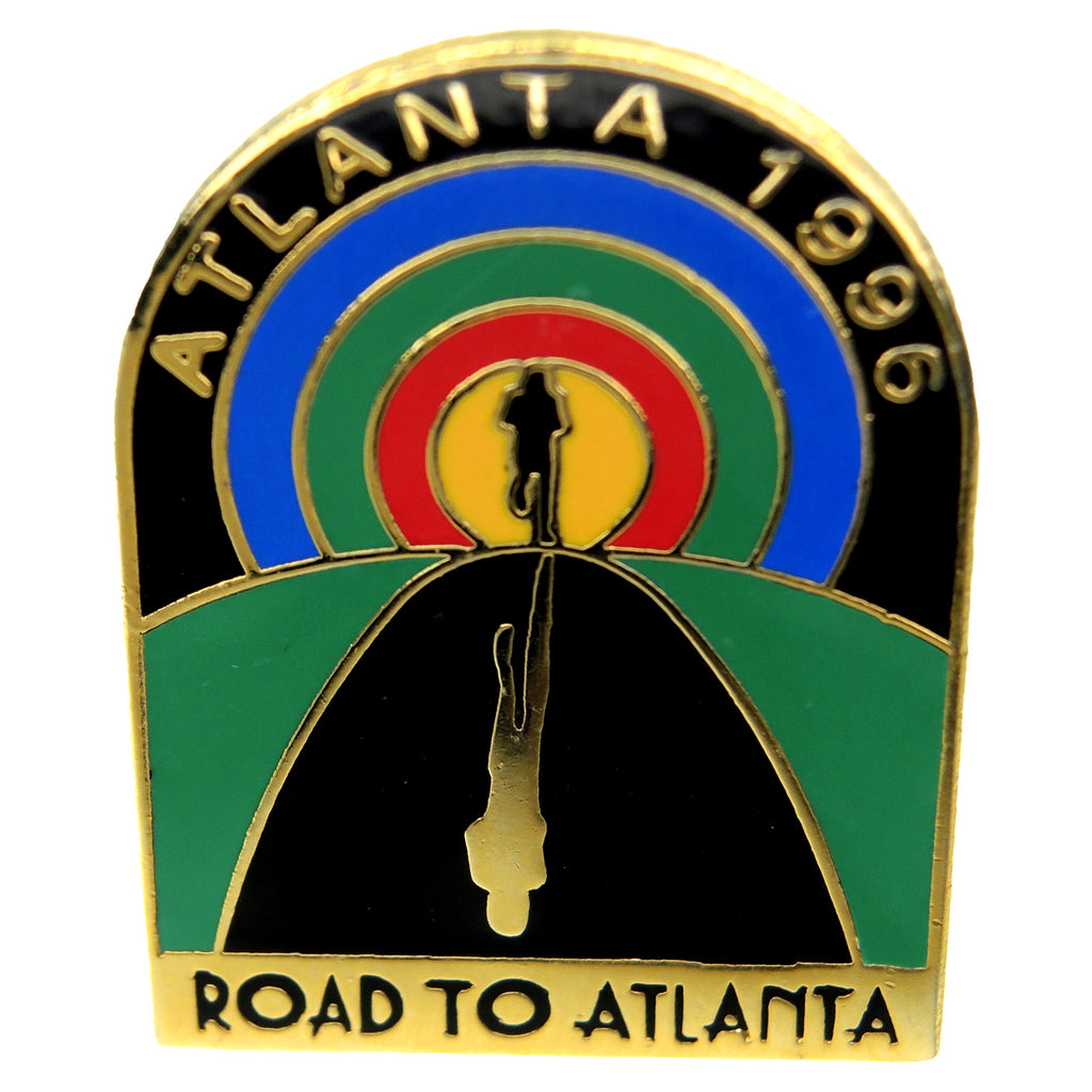 Atlanta 1996 Summer Olympic Games Running Road to Atlanta Lapel Pin 511215 - Fazoom